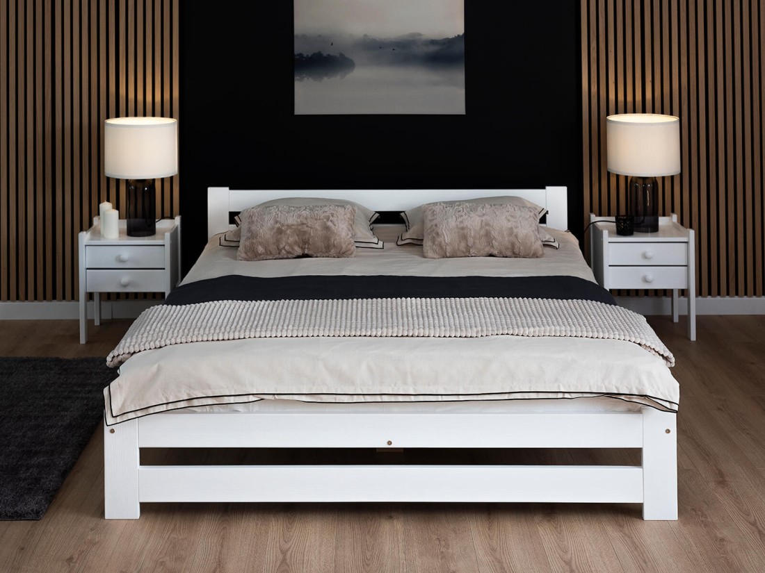 Fa ágy 160x200cm Eureka VitBed fehér
