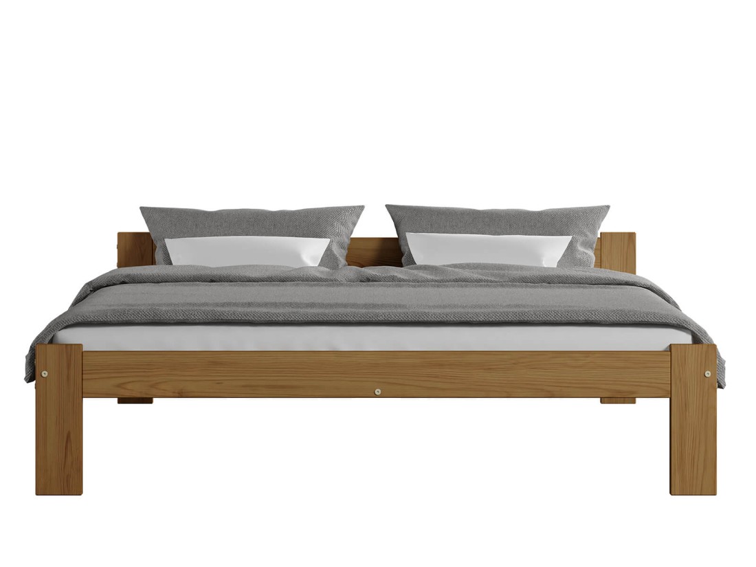 Fa ágy 120x200 Isao VitBed tölgy