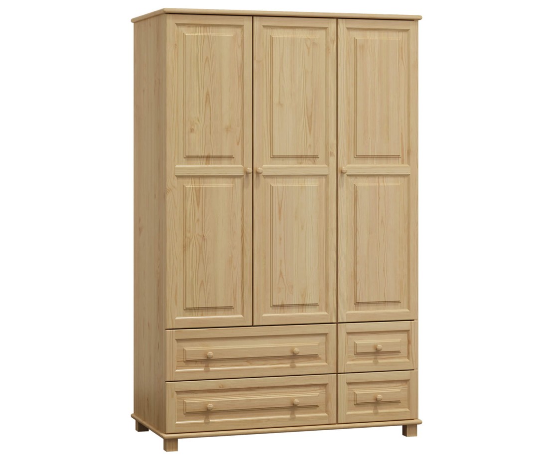 Fenyő szekrény 3Dc3, 133 széles