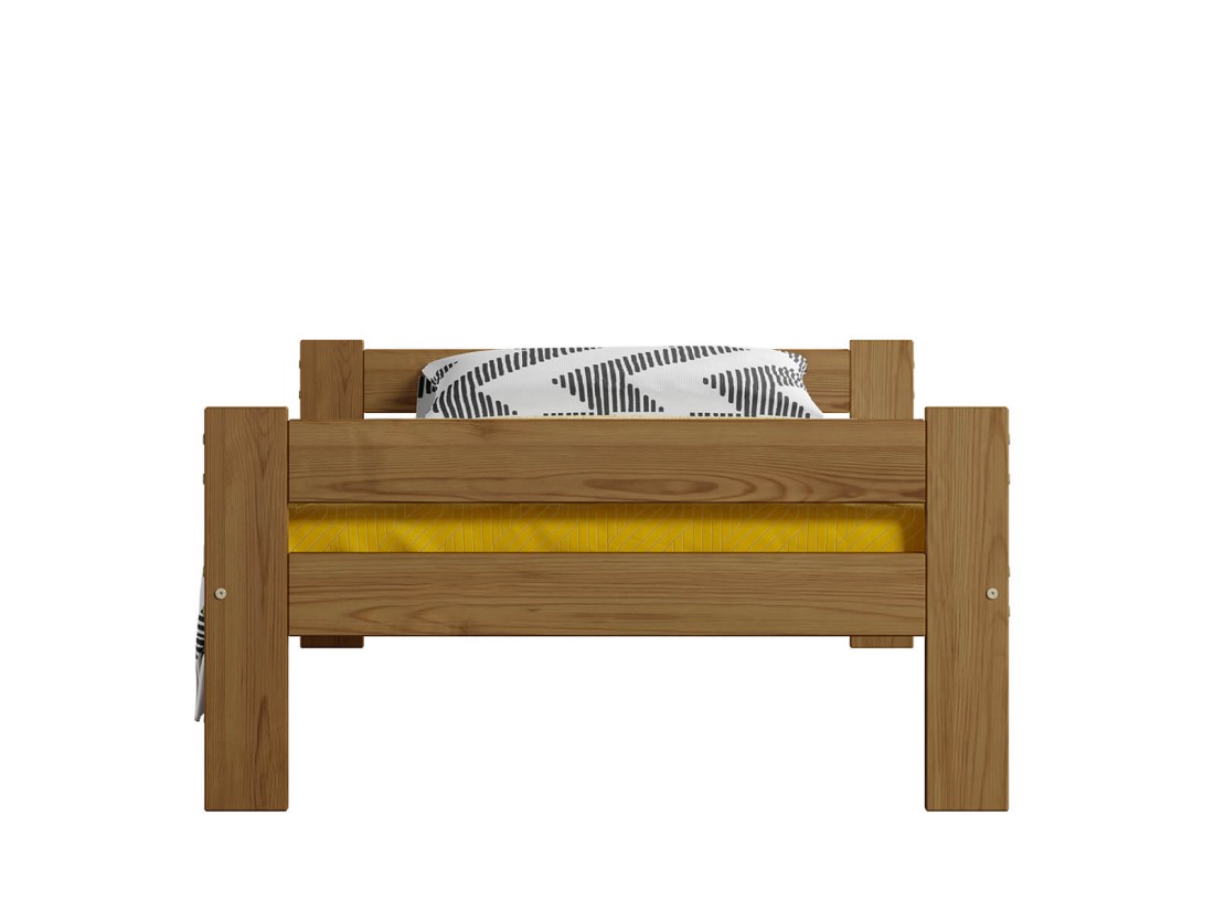 Fa ágy 90x200 Fumi VitBed tölgy + Matrac 90x200cm Kassandra