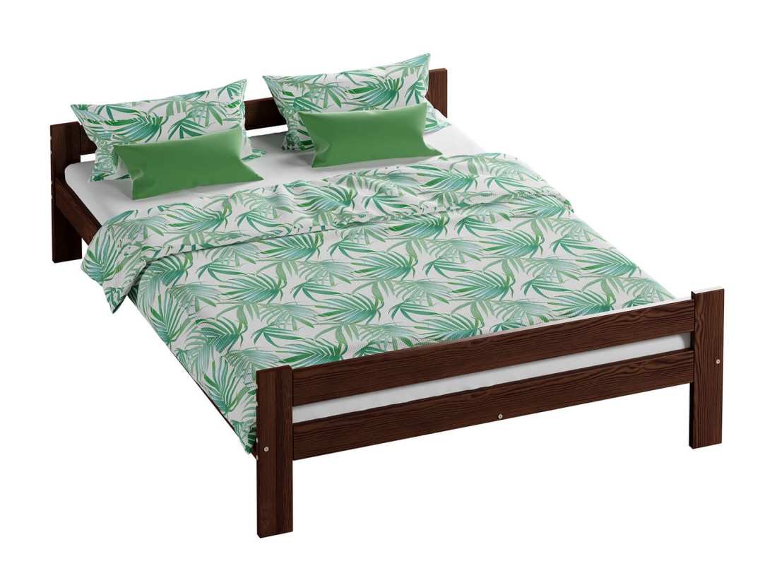 Fa ágy 120x200 Fumi VitBed dió