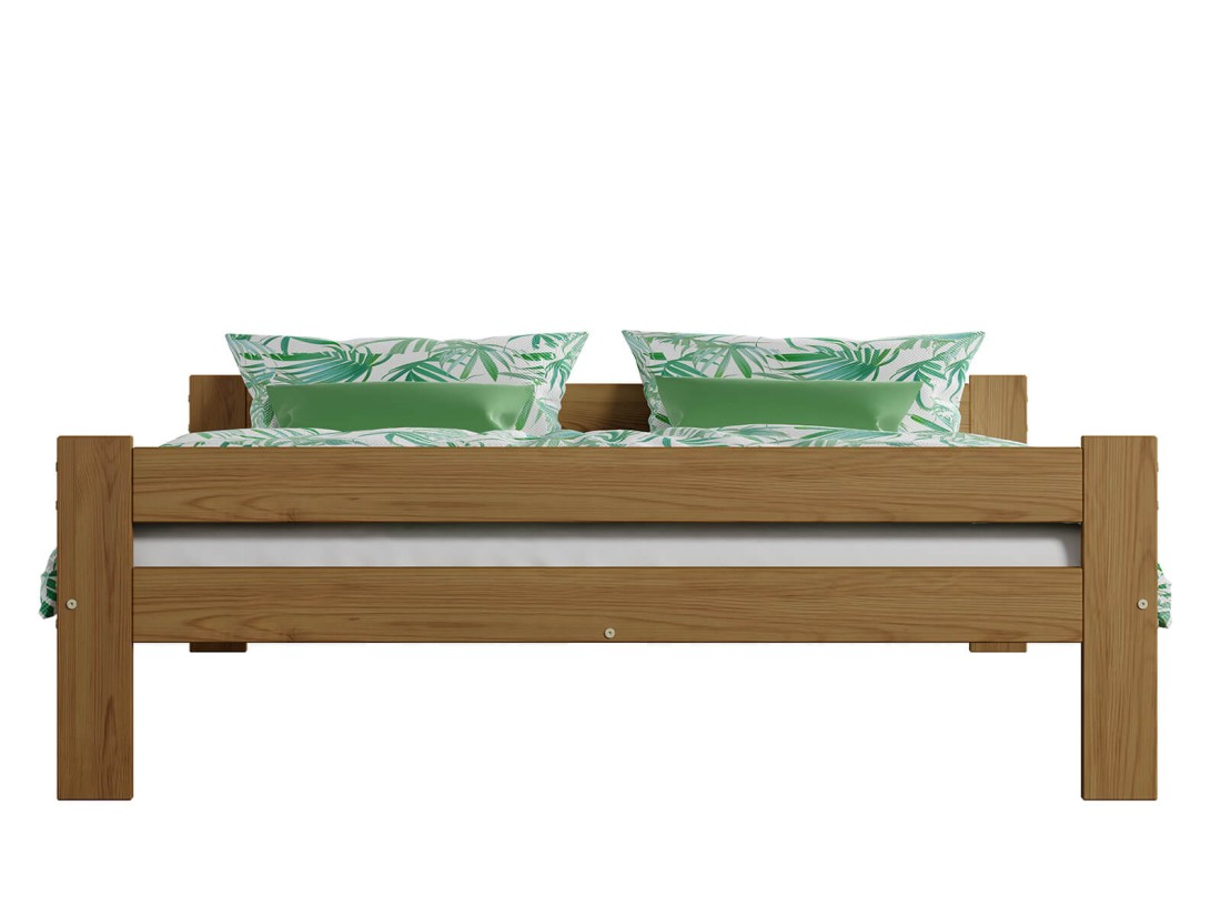 Fa ágy 120x200 Fumi VitBed tölgy + Matrac 120x200cm Kassandra