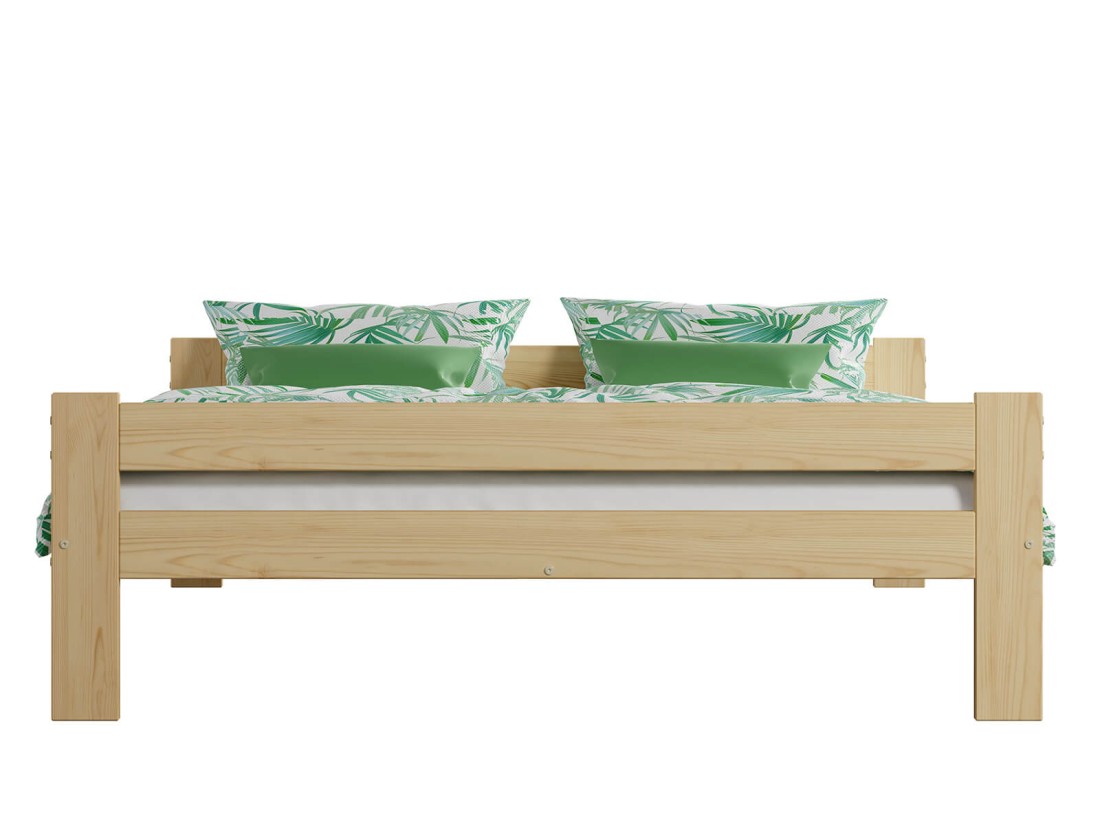 Fa ágy 140x200 Fumi VitBed fenyő + Matrac 140x200cm Kassandra