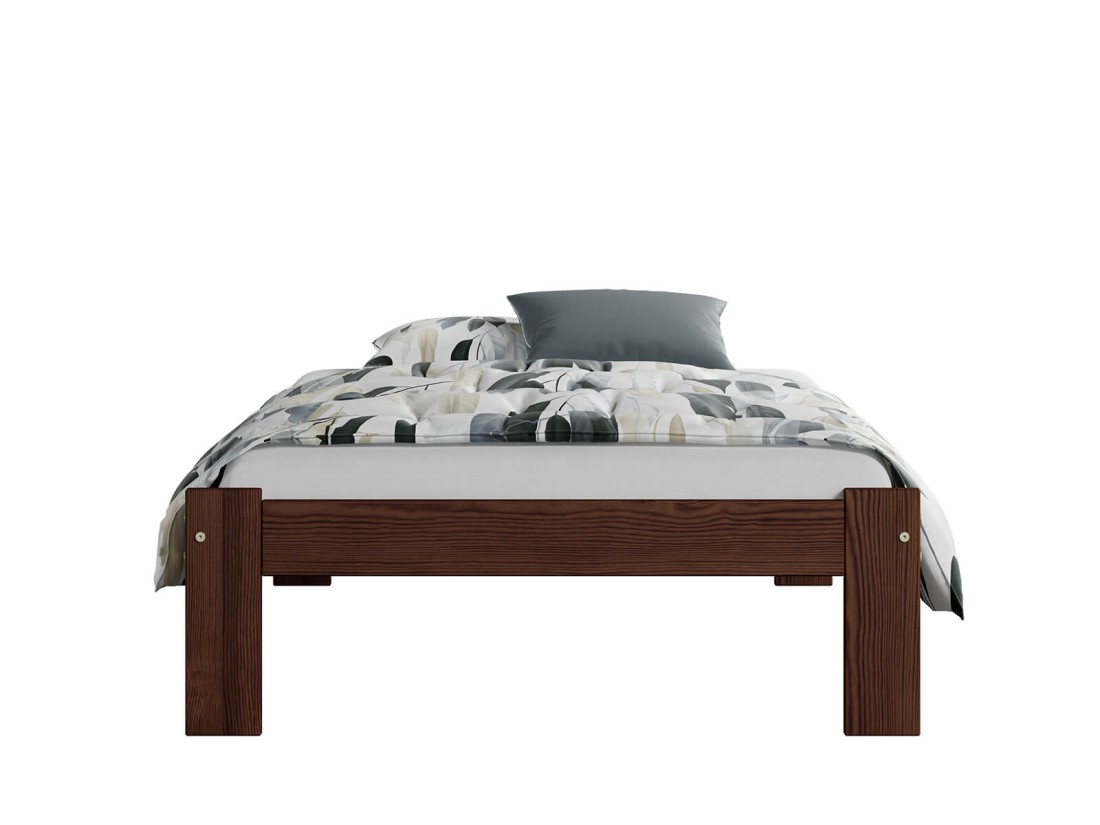 Fa ágy 90x200 VitBed Anzu dió