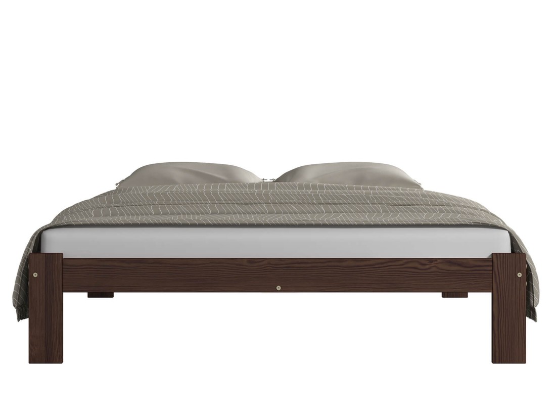 Fa ágy 120x200 VitBed Anzu dió