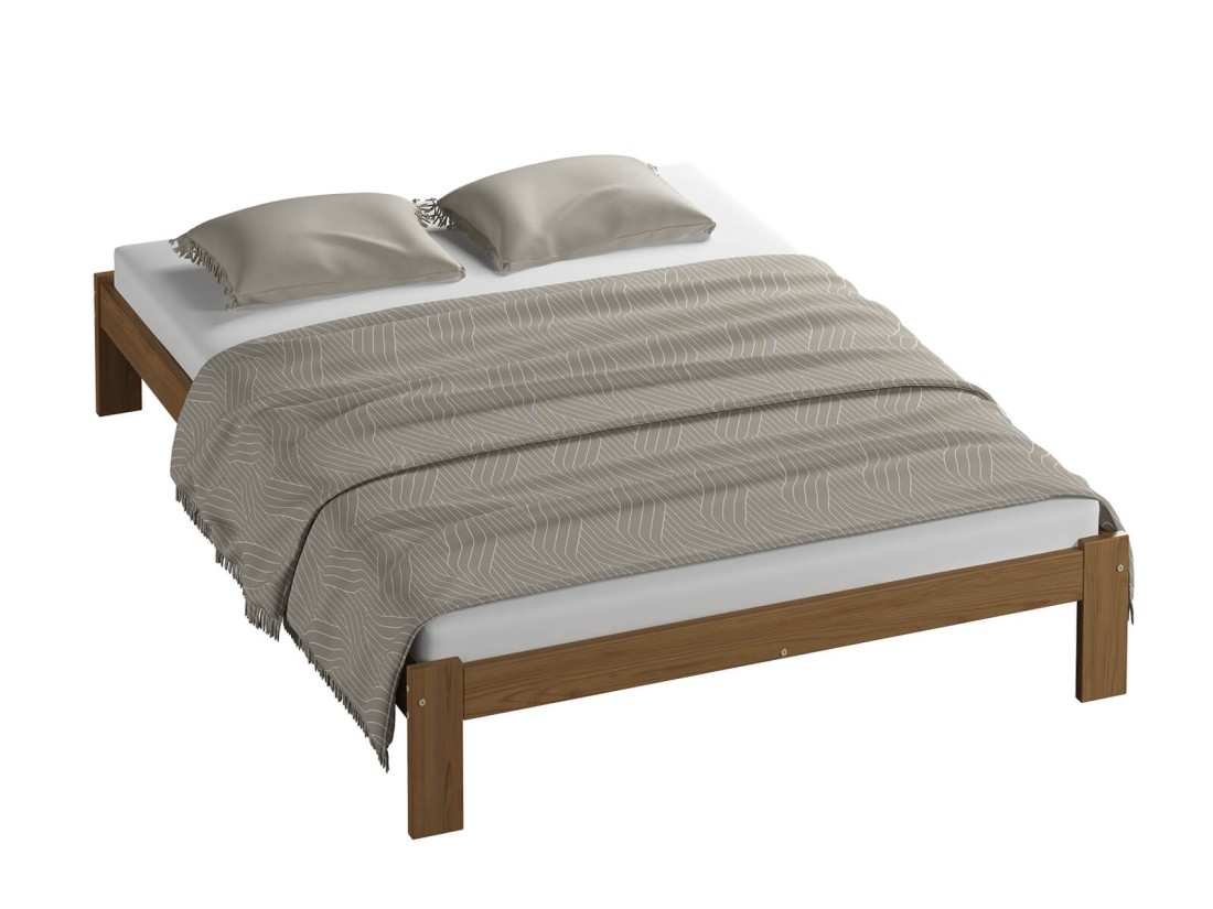 Fa ágy 140x200 VitBed Anzu tölgy