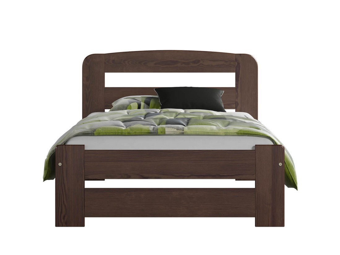 Fenyő ágy 90x200 Sasa dió