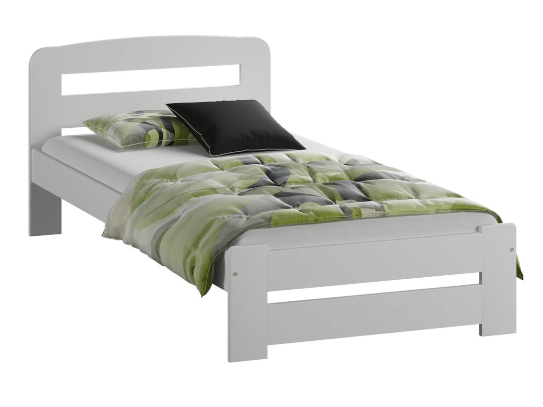 Fenyő ágy 90x200 Sasa fehér