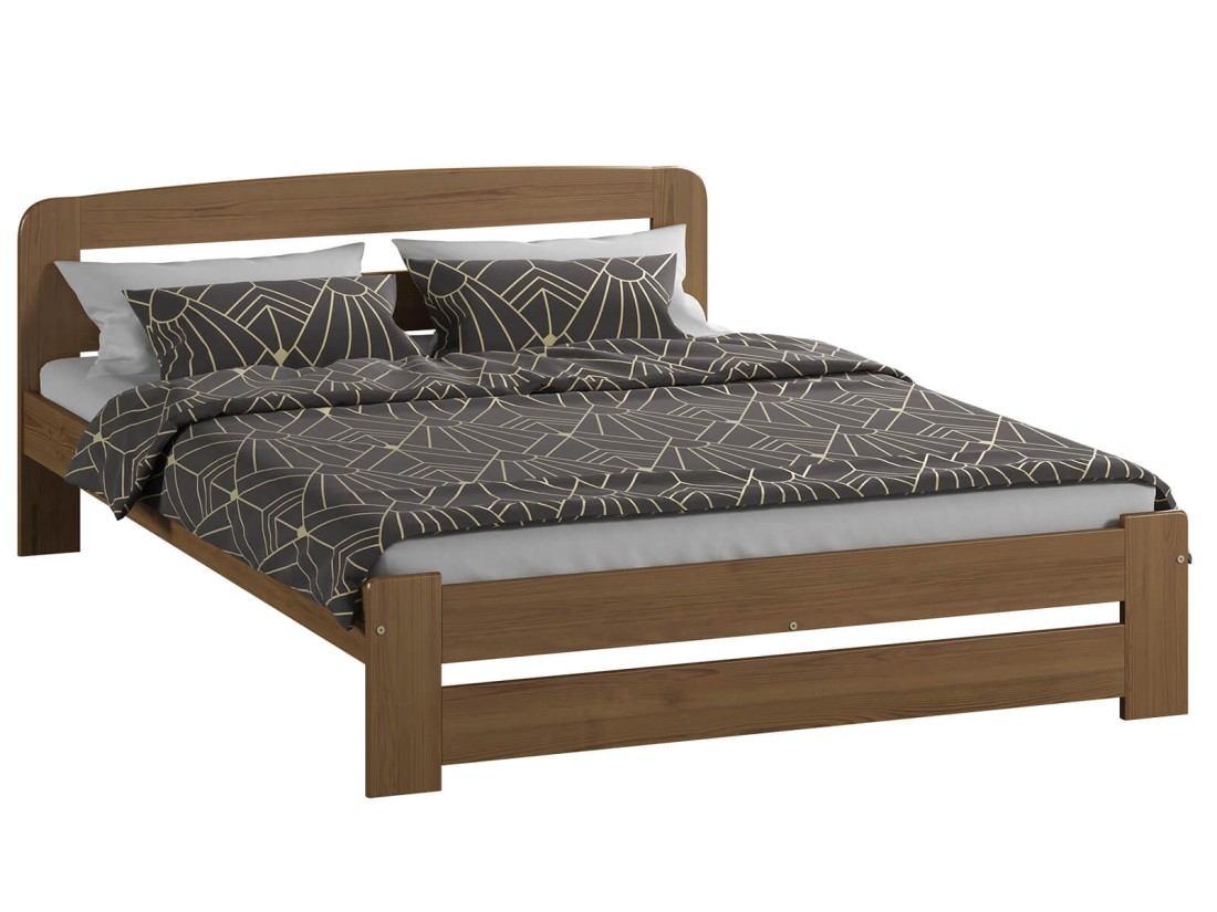 Fenyő ágy 180x200 Sasa tölgy