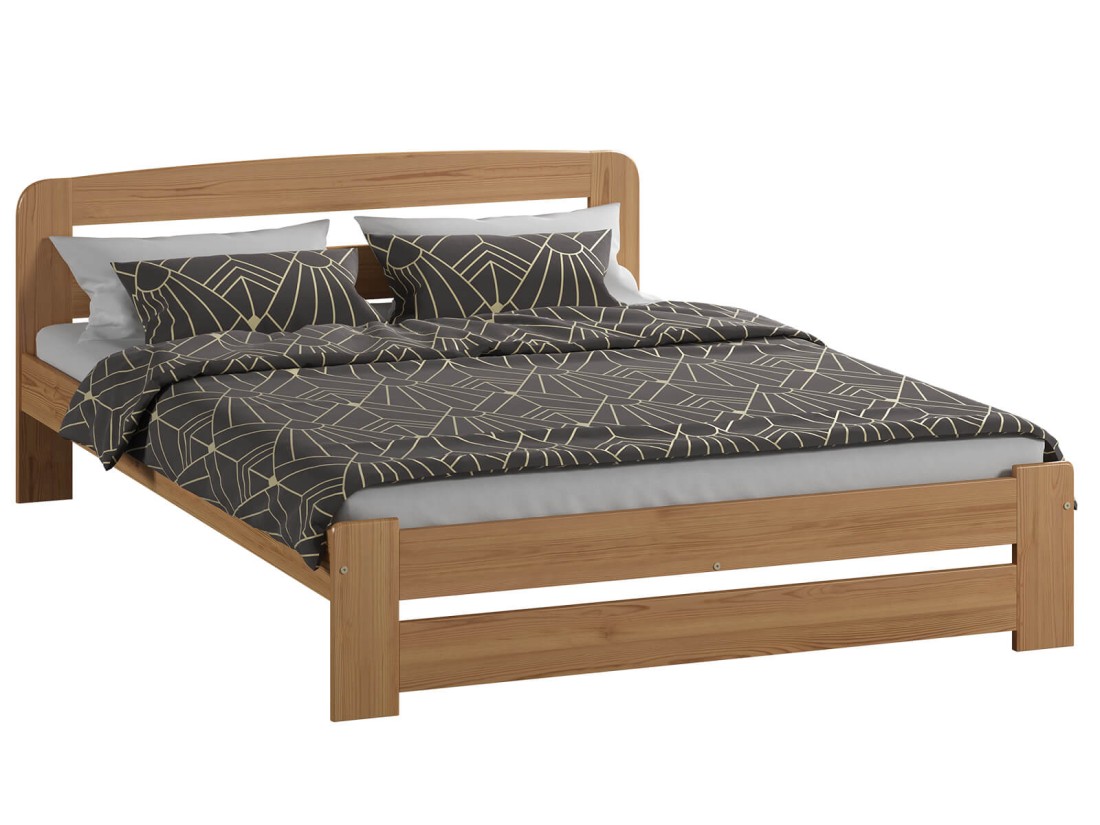 Fenyő ágy 140x200 Sasa éger