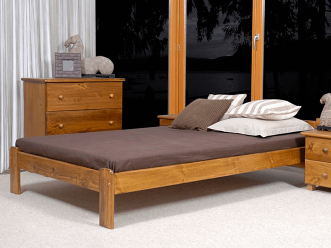 Fenyő ágy 180x200 Jasnena tölgy