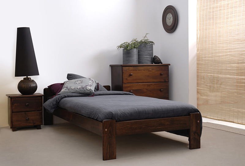 Fenyő ágy 90x200 Jasnena dió