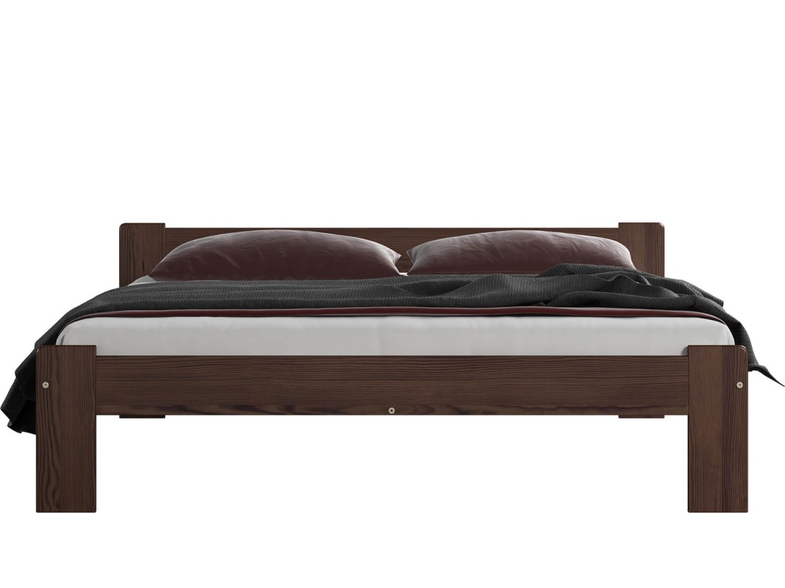 Fenyő ágy 140x200 Jasnena dió