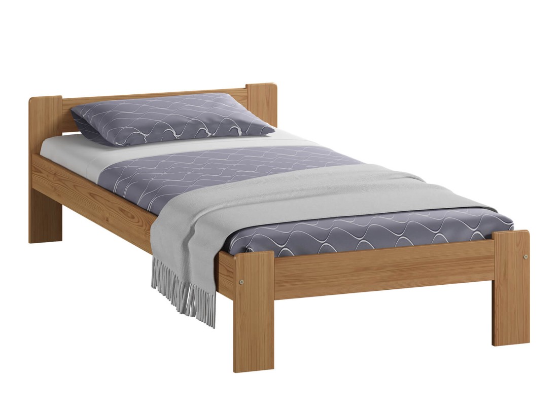 Fenyő ágy 90x200 Jasnena éger