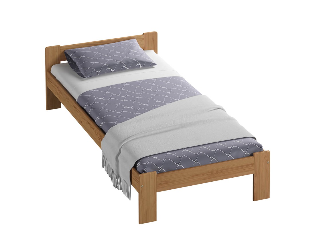 Fenyő ágy 90x200 Jasnena éger