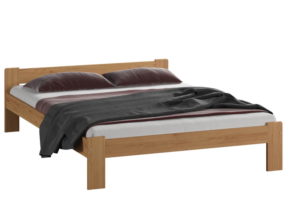 Fenyő ágy 120x200 Jasnena éger