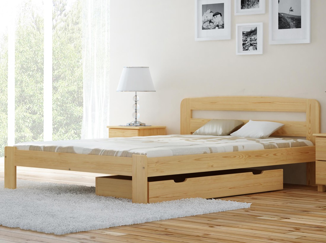 Fa ágy 120x200 Marcelína fenyő