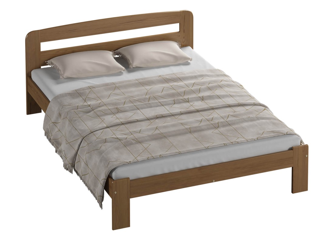 Fa ágy 120x200 Marcelína tölgy