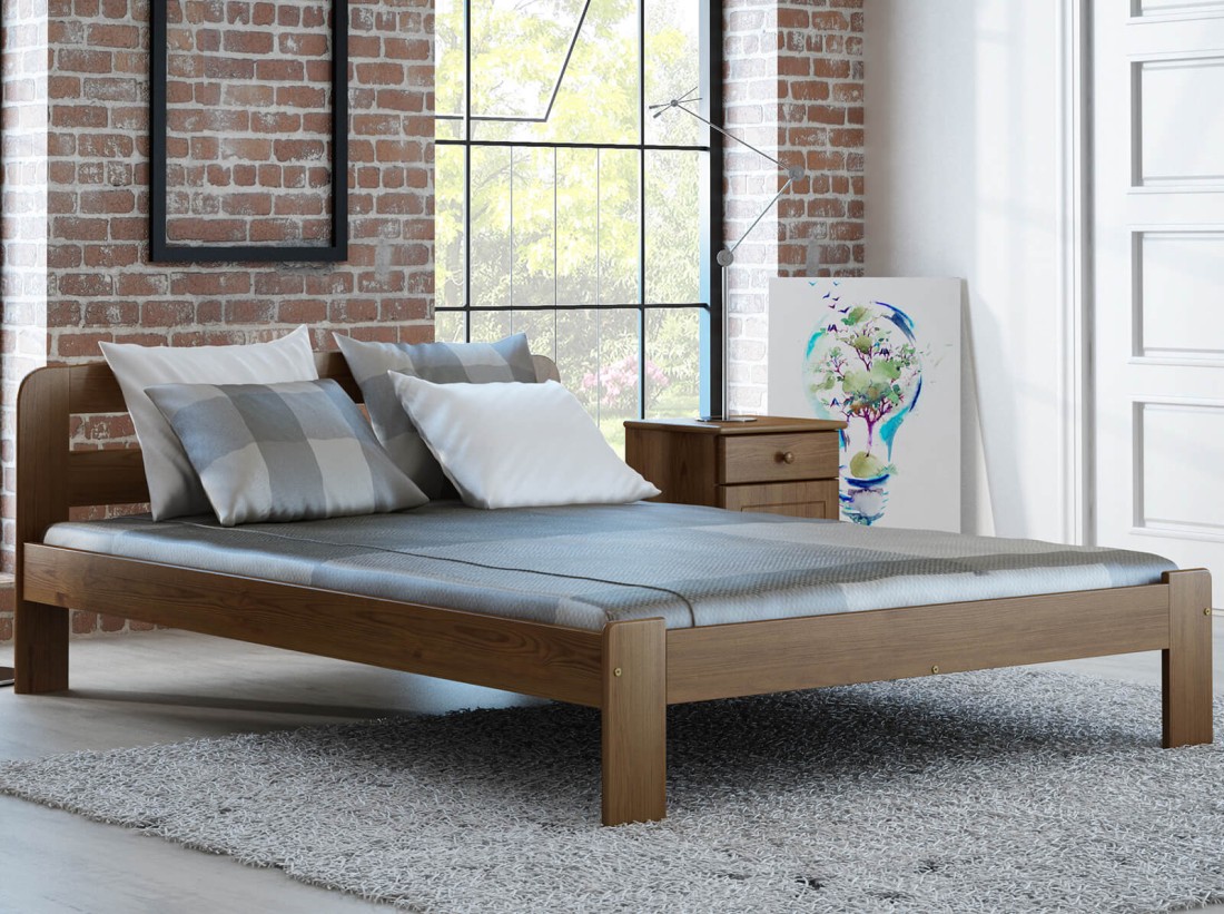 Fa ágy 160x200 Marcelína tölgy