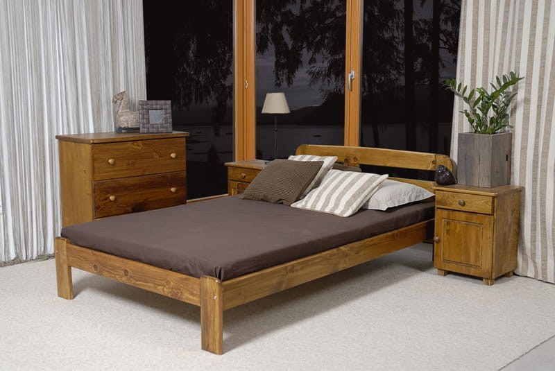 Fa ágy 160x200 Marcelína tölgy