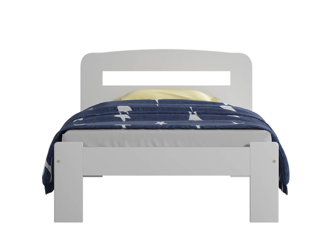 Fa ágy 90x200 Marcelína fehér