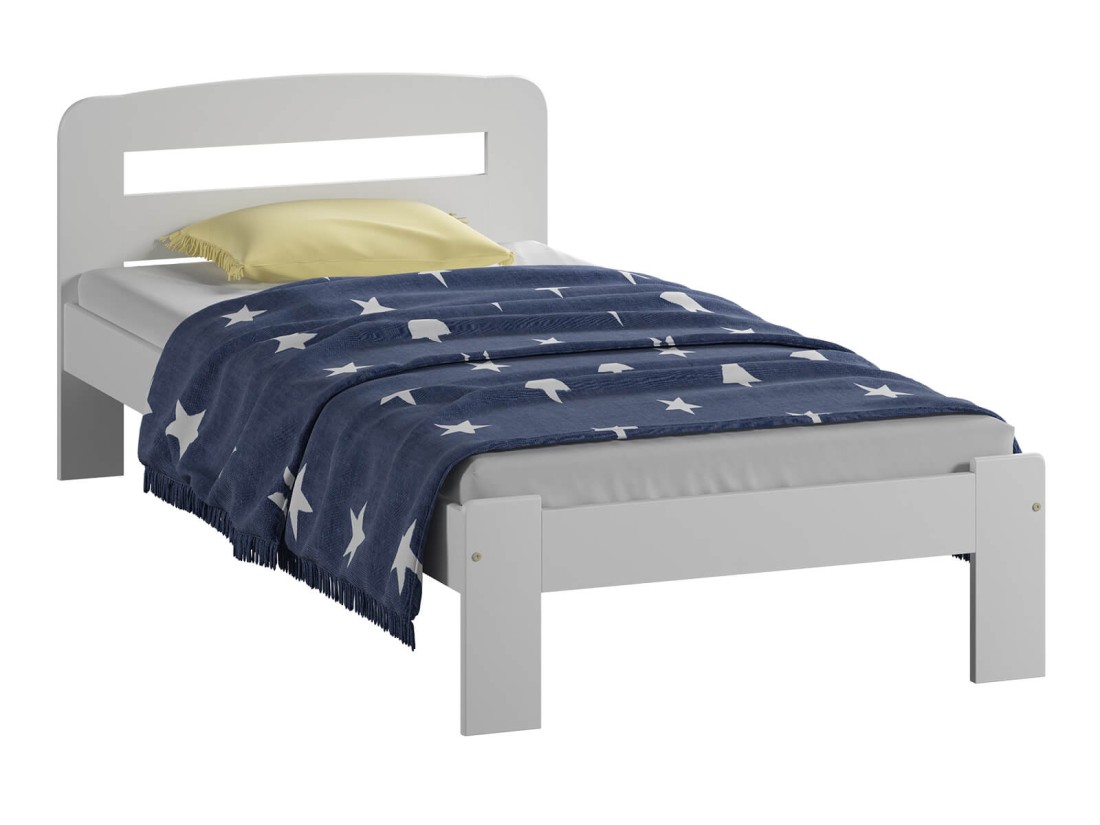 Fa ágy 90x200 Marcelína fehér