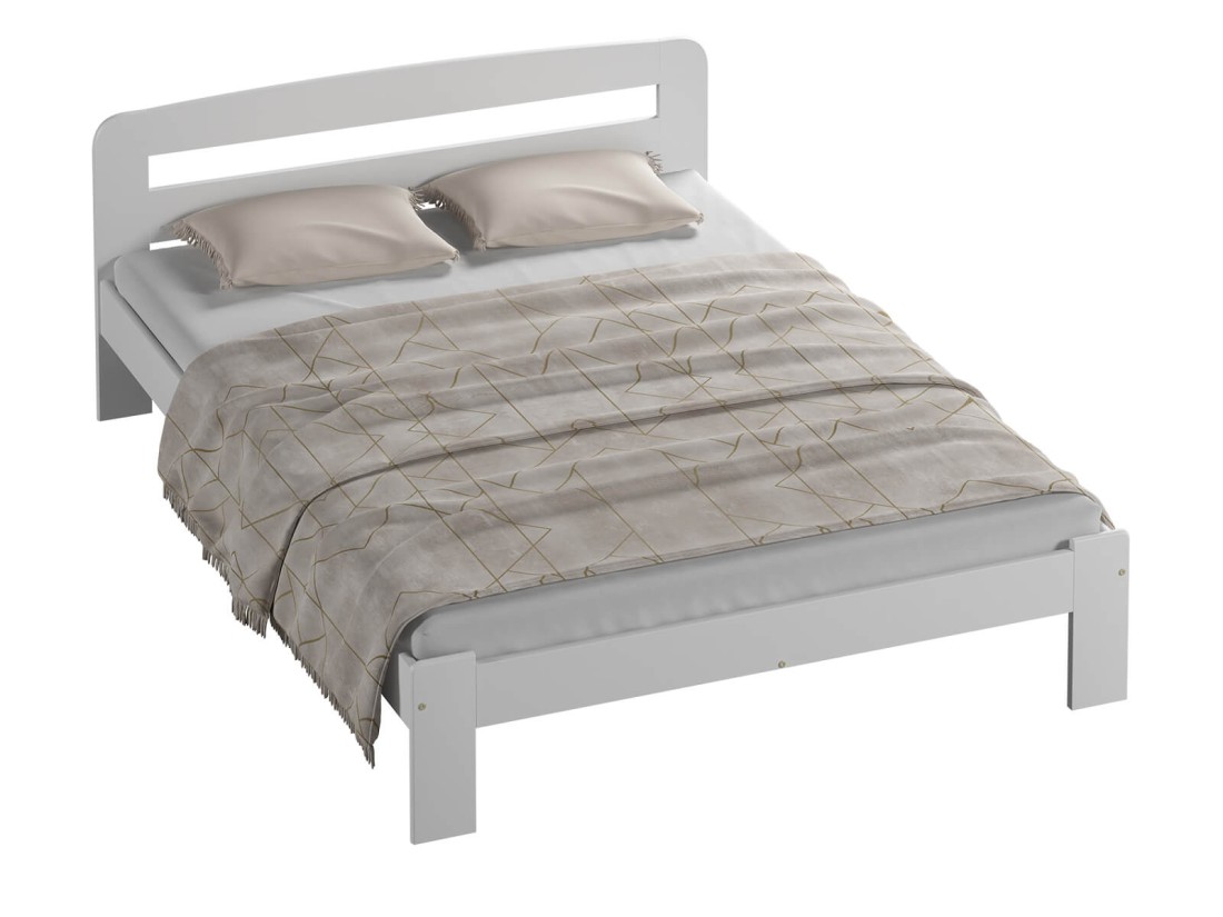 Fa ágy 160x200 Marcelína fehér