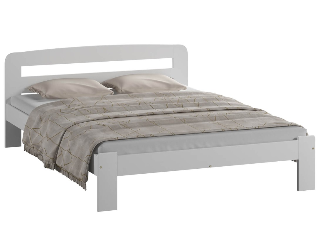 Fa ágy 160x200 Marcelína fehér