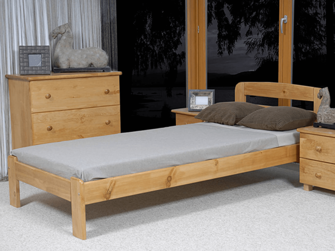 Fa ágy 90x200 Marcelína éger