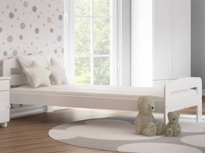 Fenyő ágy 90x200 Nastenka fehér