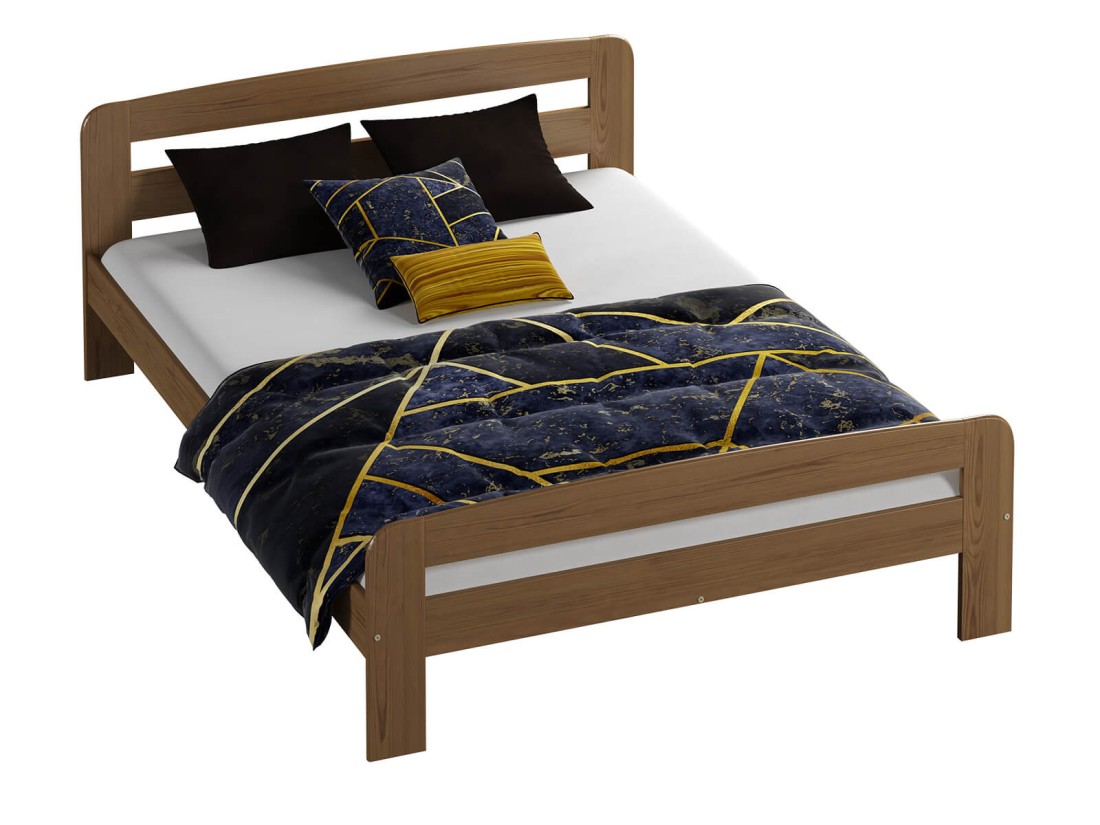 Fenyő ágy 140x200 Nastenka tölgy