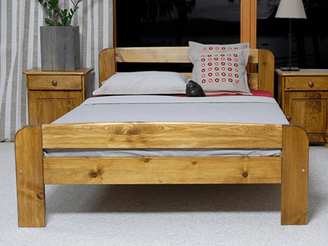 Fenyő ágy 160x200 Nastenka tölgy