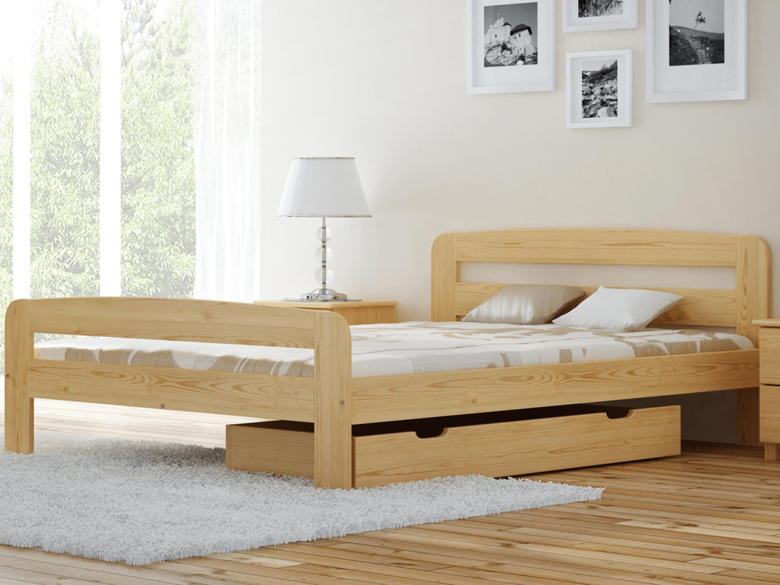 Fenyő ágy 140x200 Nastenka fenyő