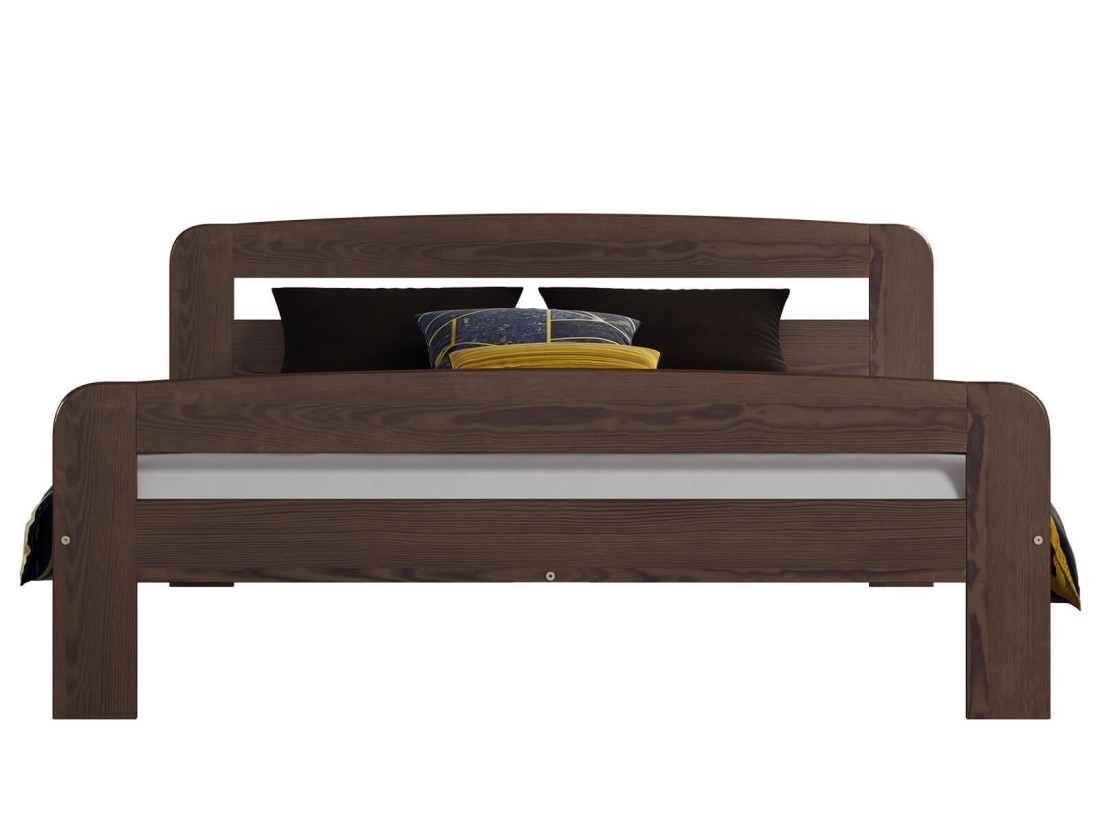 Fenyő ágy 120x200 Nastenka dió