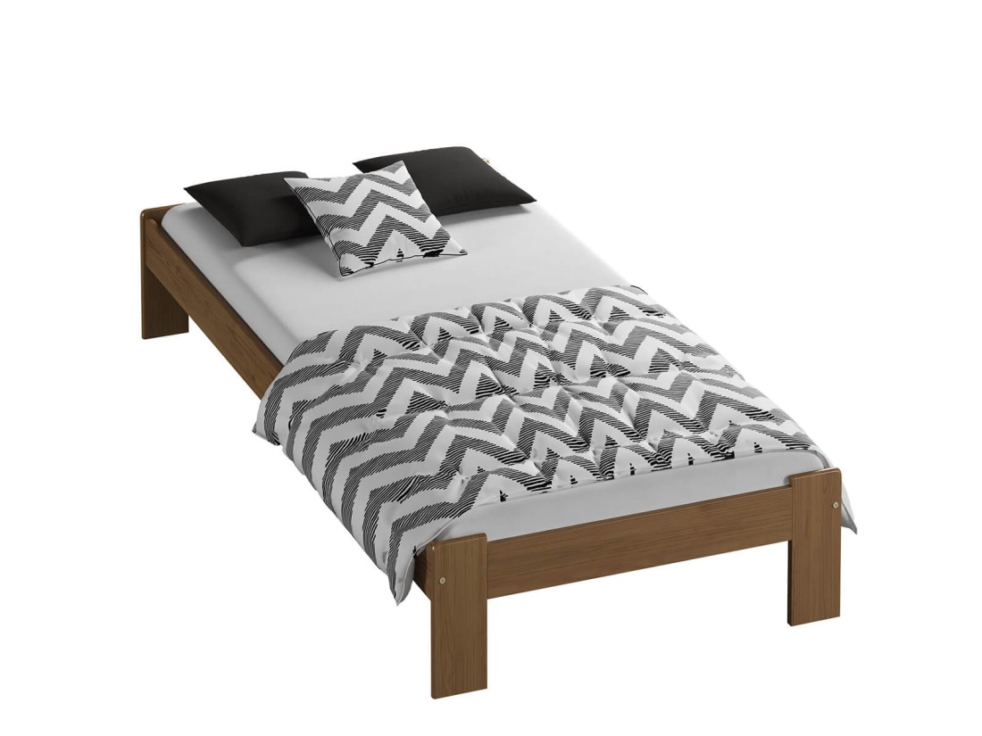 Fa ágy 90x200 Adéla tölgy