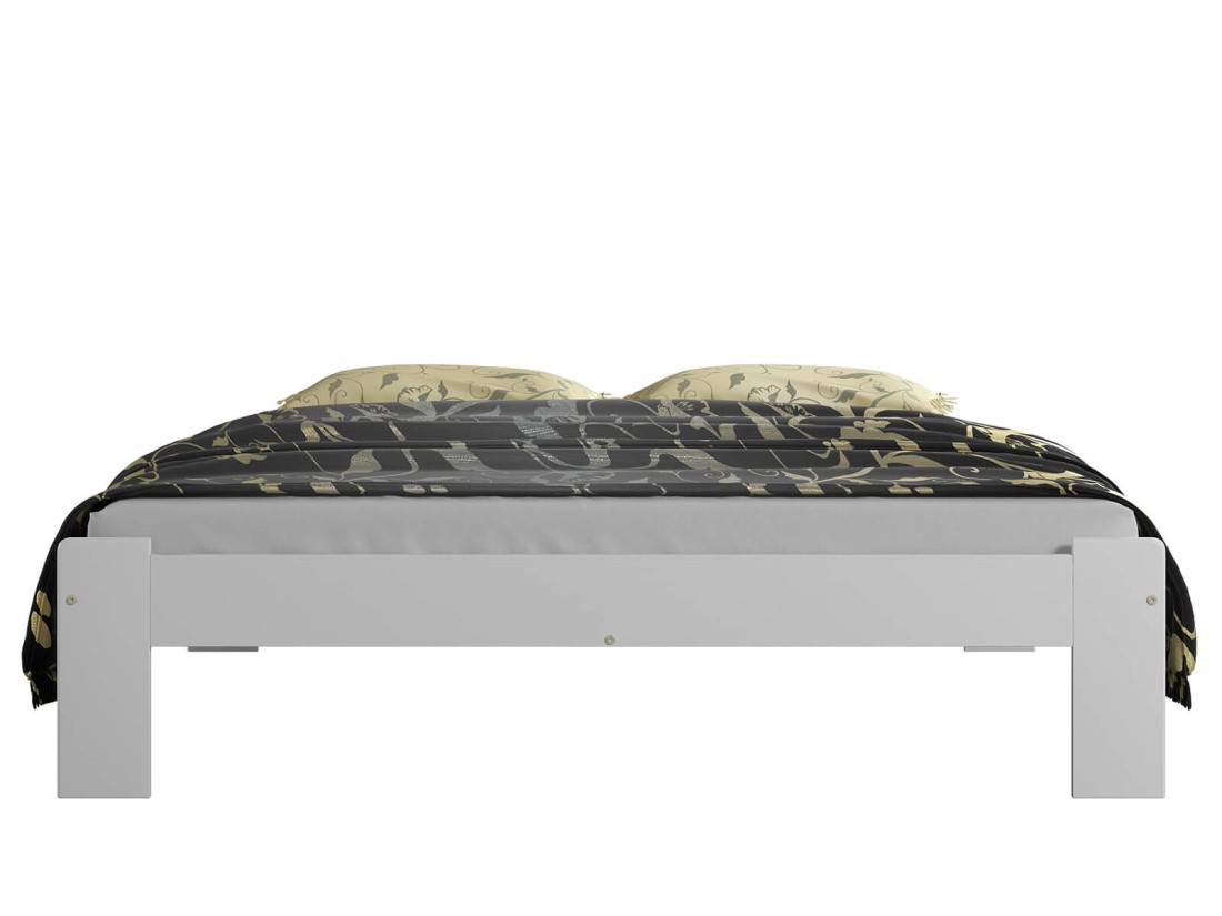 Fa ágy 120x200 Adéla fehér