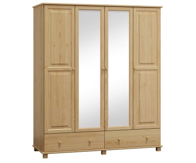 Fenyő szekrény 4Dc3, 180 széles