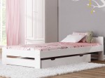 Fa ágy 90x200 Euro fehér