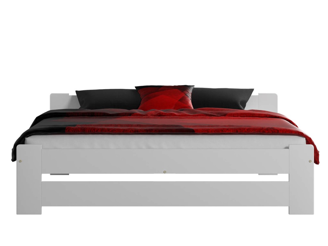 Fa ágy 160x200 Euro fehér