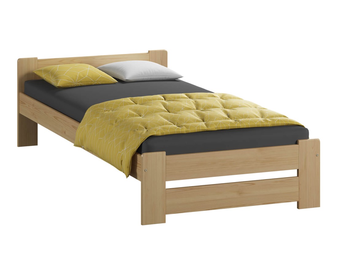 Fa ágy 90x200 Euro fenyő