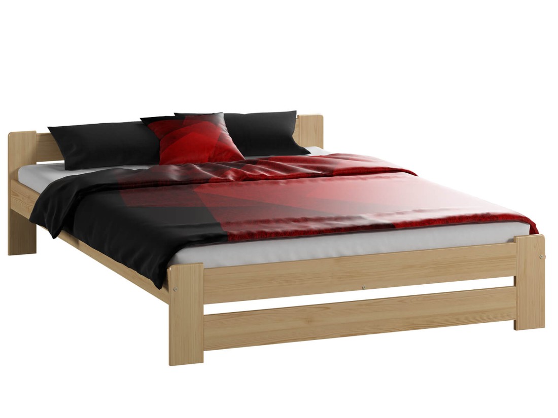 Fa ágy 140x200 Euro fenyő