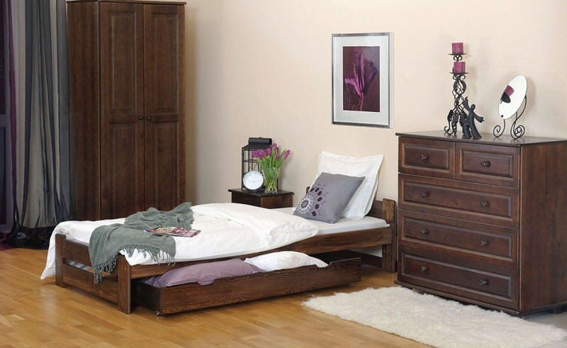 Fa ágy 90x200 Euro dió