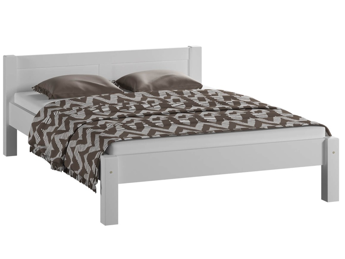 Fenyő ágy 140x200 Viktoria fehér