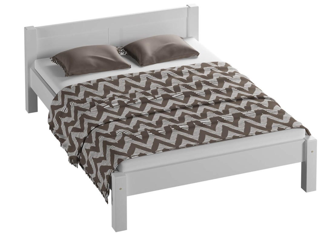 Fenyő ágy 140x200 Viktoria fehér