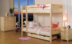 Fából készült emeletes ágy 90x200cm fenyő