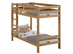 Fából készült emeletes ágy 90x200cm éger