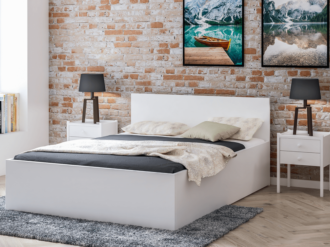 Ágy 160x200 DM1 fehér