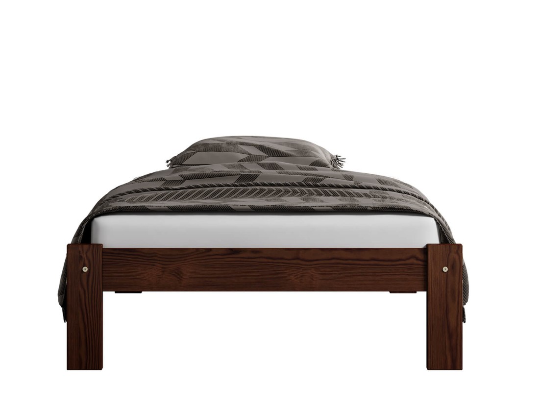 Fenyő ágy 90x200 Luisa dió