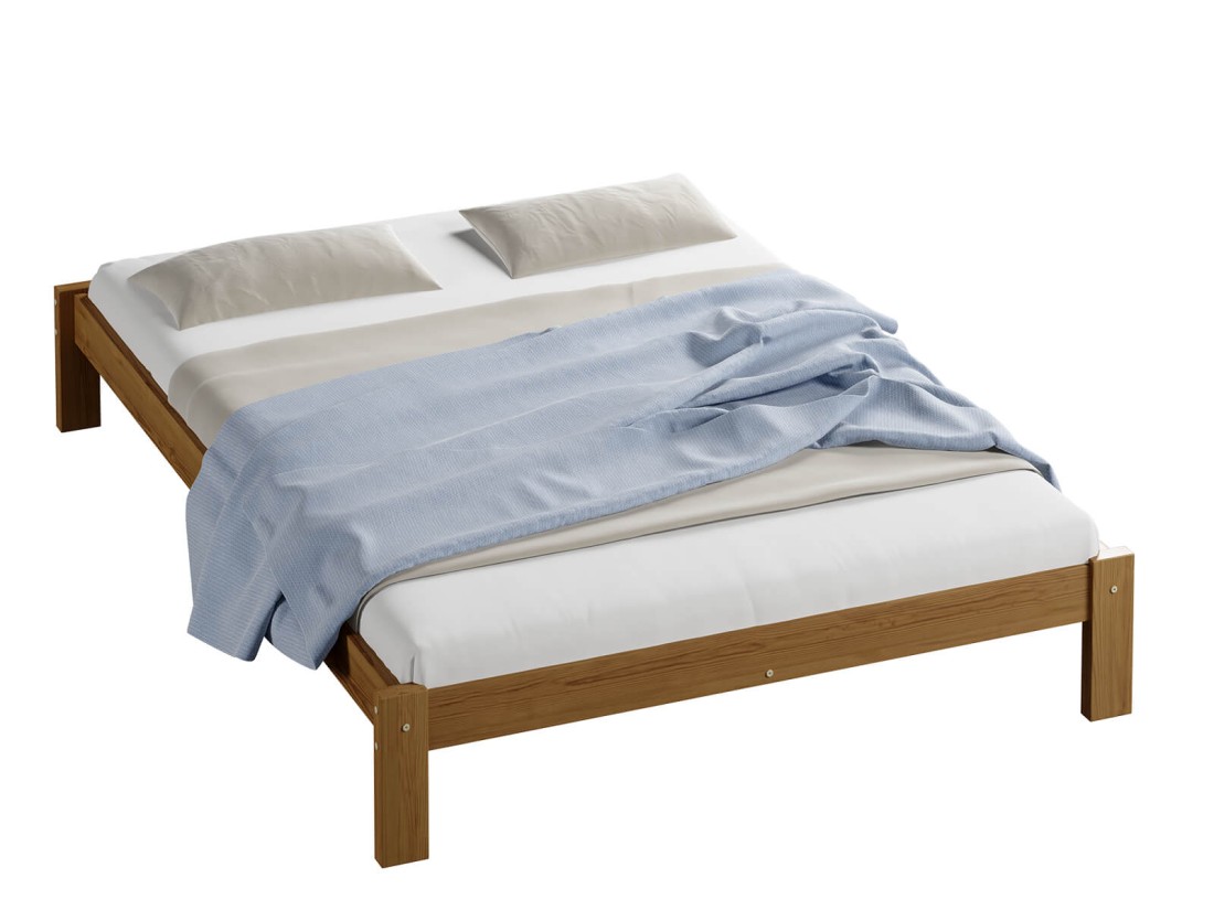 Fenyő ágy 120x200 Luisa tölgy