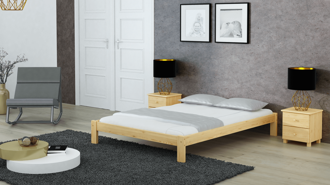 Fenyő ágy 120x200 Luisa fenyő